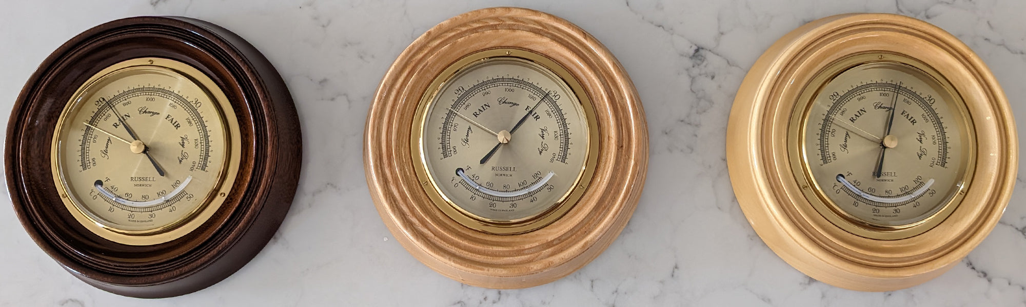 Barometer Distracted Aneroid Barometers | Mechanical Atmospheric Pressure Instruments ...